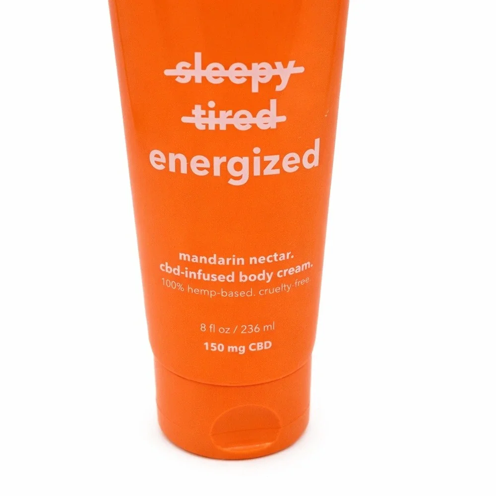 Mood American Eagle *Energized* Mandarin Nectar Body Cream 8oz 150mg New